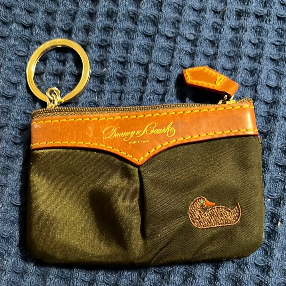 Dooney & Bourke Brown Keychain Pouch